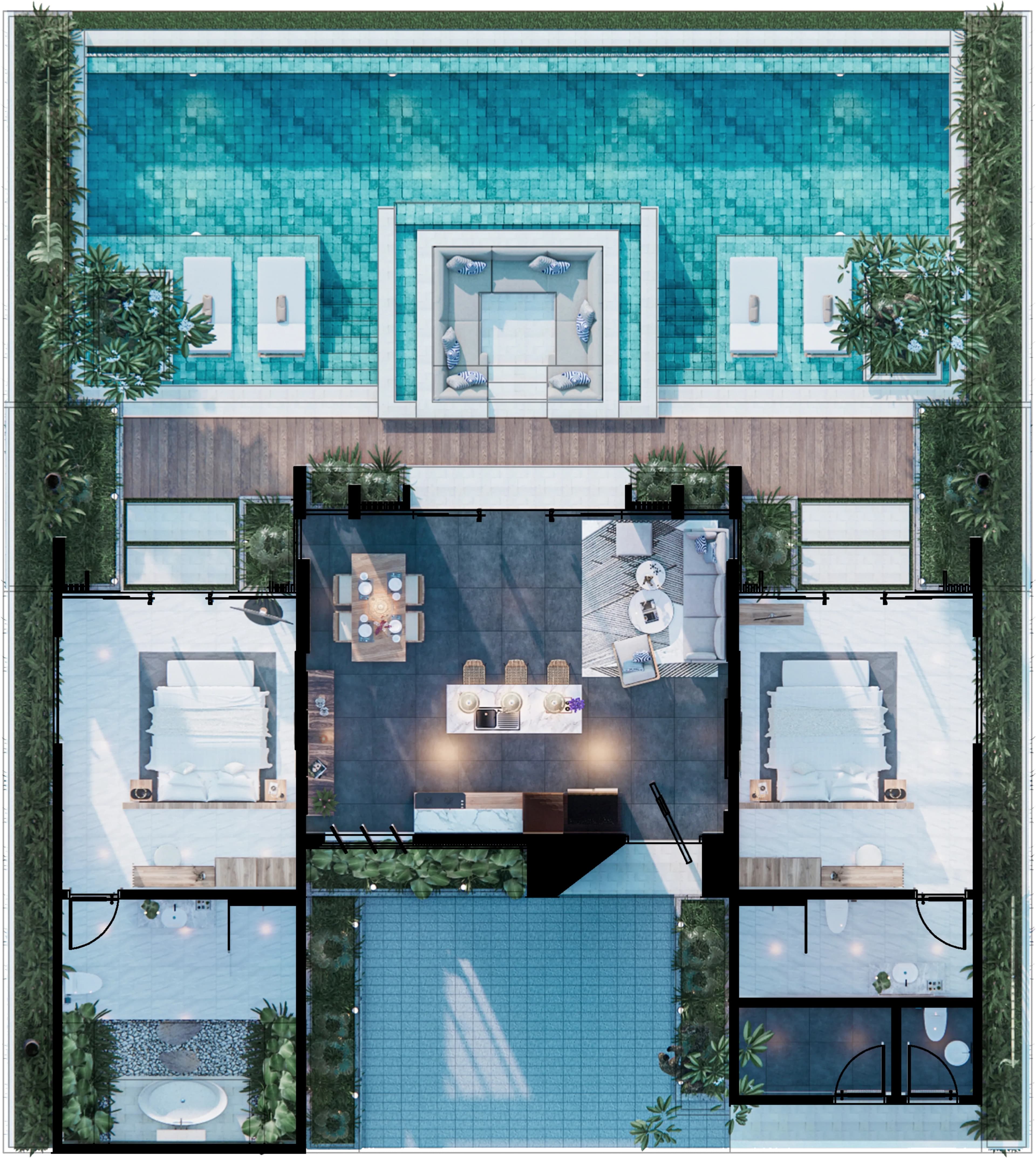 Layout plan Komba