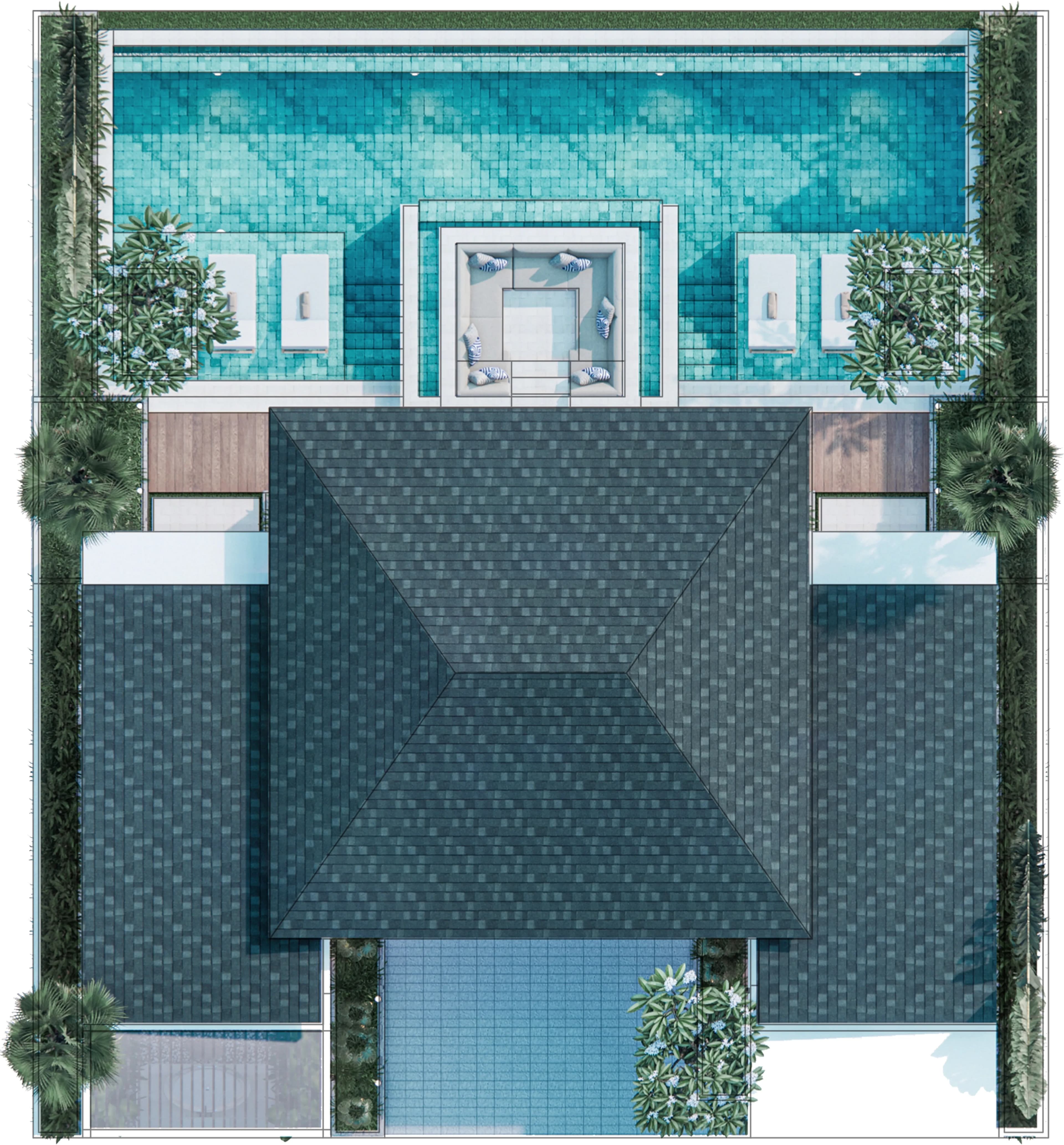 Site plan Komba